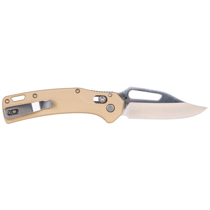 Klein Tools OGK002TNT KTO Resurgence Knife,Clip Point Blade, Sand Handle