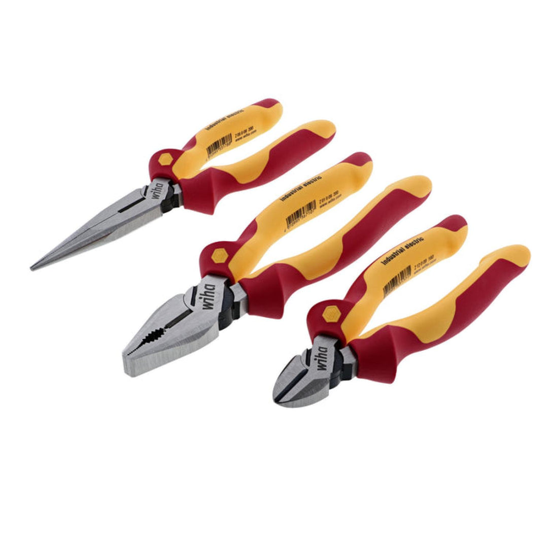 Wiha Tools 32864 Insulated Pliers & Cutters Set, 3 Pieces