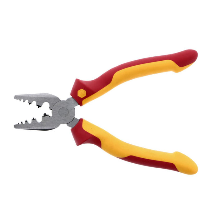 Wiha Tools 32945 7" Insulated Industrial Crimping Pliers