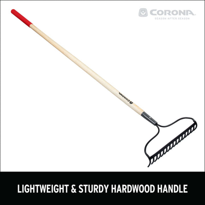 Corona RK16000  Hardwood Handle Bow Rake, 16 Tine