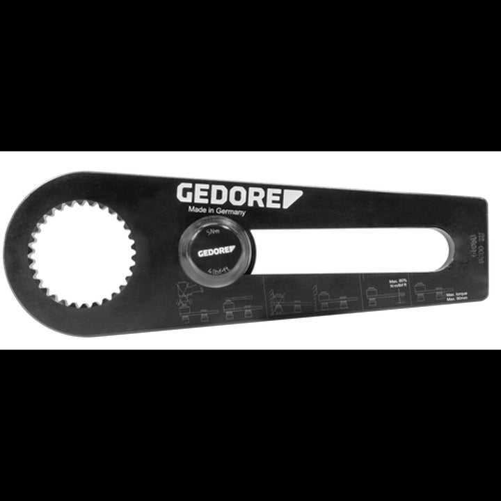 Gedore 2654091 Reaction arm L-form straight for DVV60-80, 1.1/2"