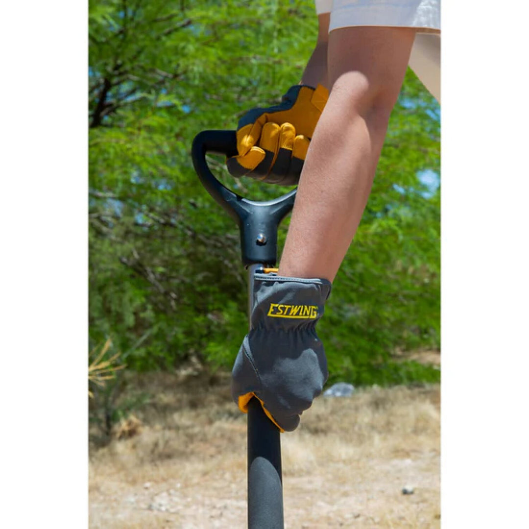 Estwing EWLPSC0608 Leather Palm Work Glove with Elastic Sewn Extended Cuff