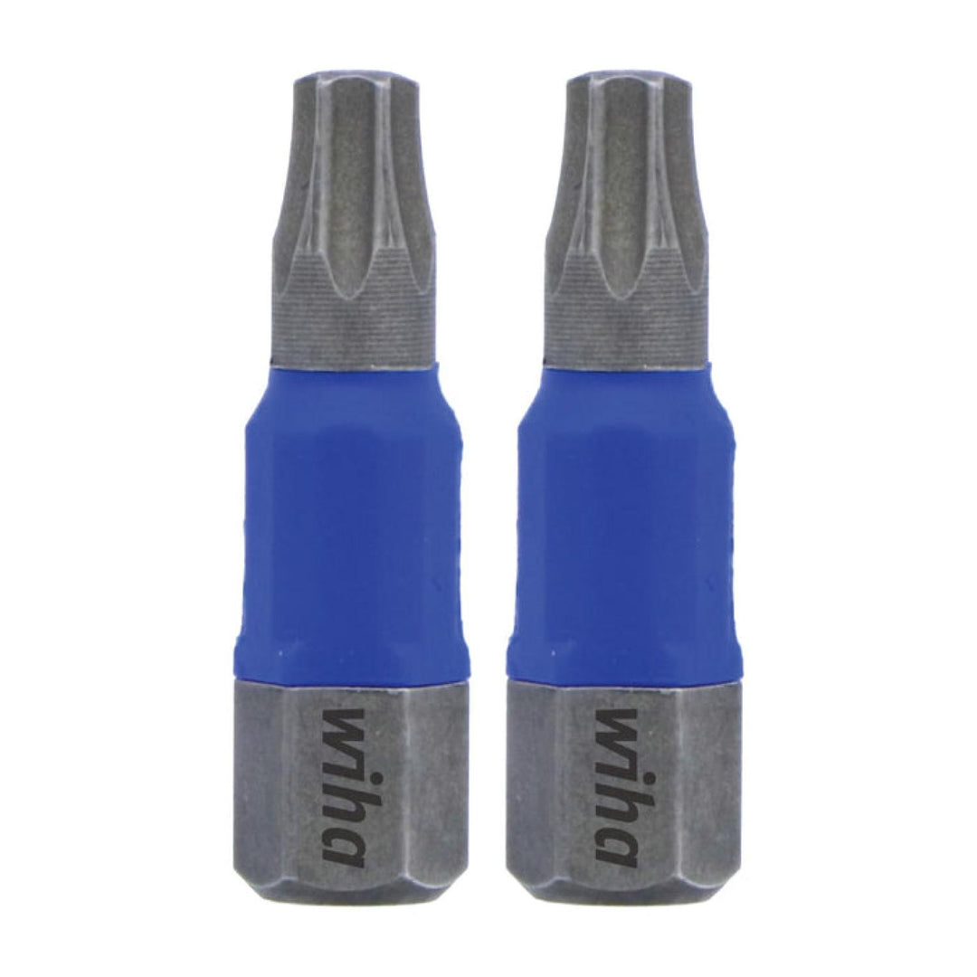 Wiha Tools 70020 TerminatorBlue Impact Bit TORX® T25 - 1 Inch - 2 Pack
