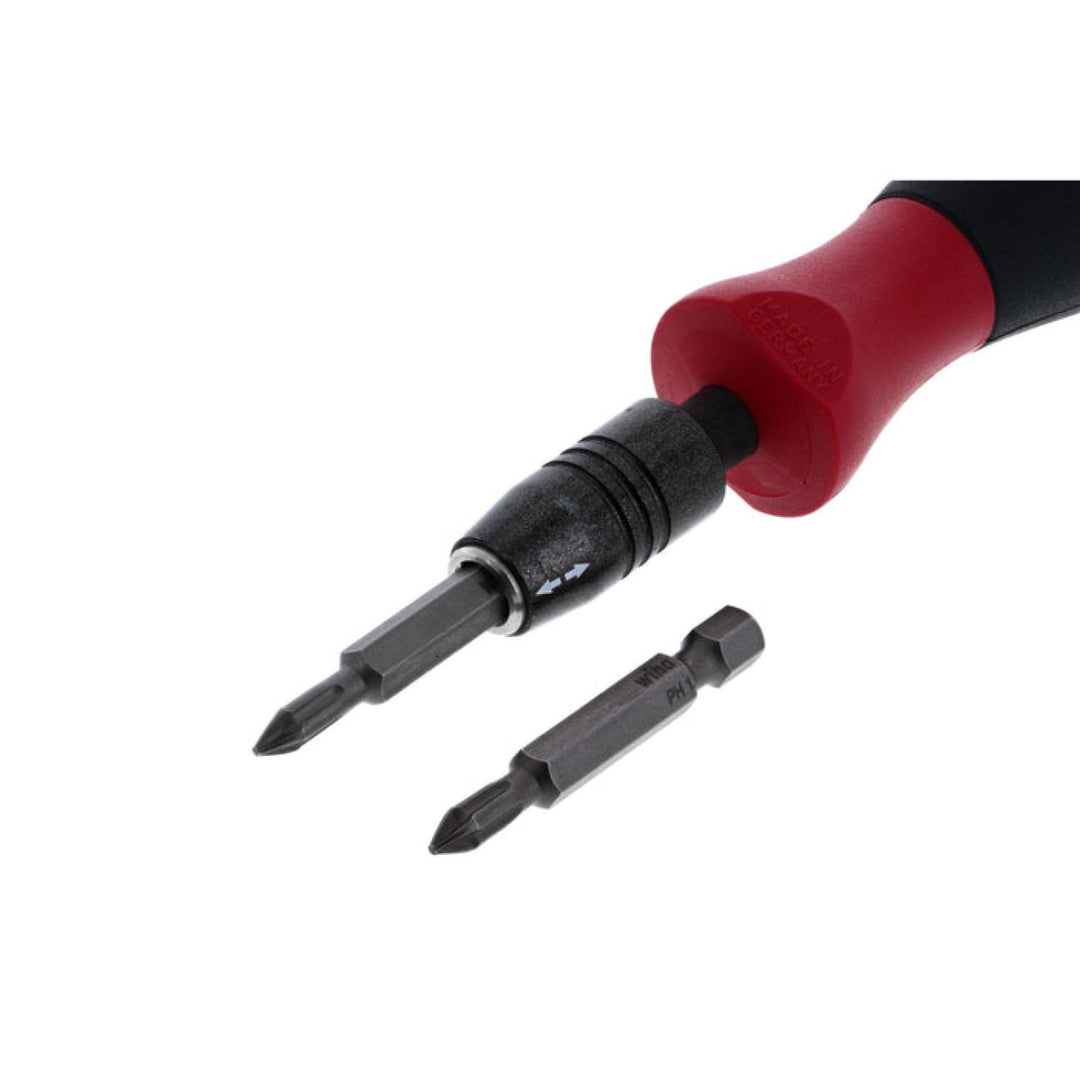 Wiha Tools 76000 1/4" Quick Release SoftFinish CentroFix Power Blade Handle