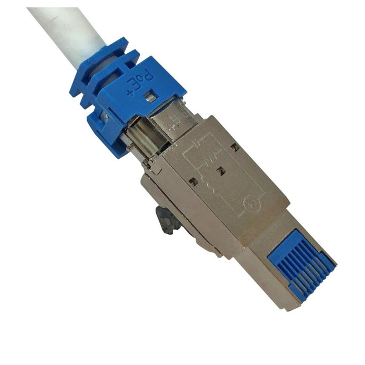 Platinum Tools 106250 Field-Installable RJ45 CAT6A/7 Connector, 8P8C, Shielded with Internal Ground — 1pc in Bulk Bag