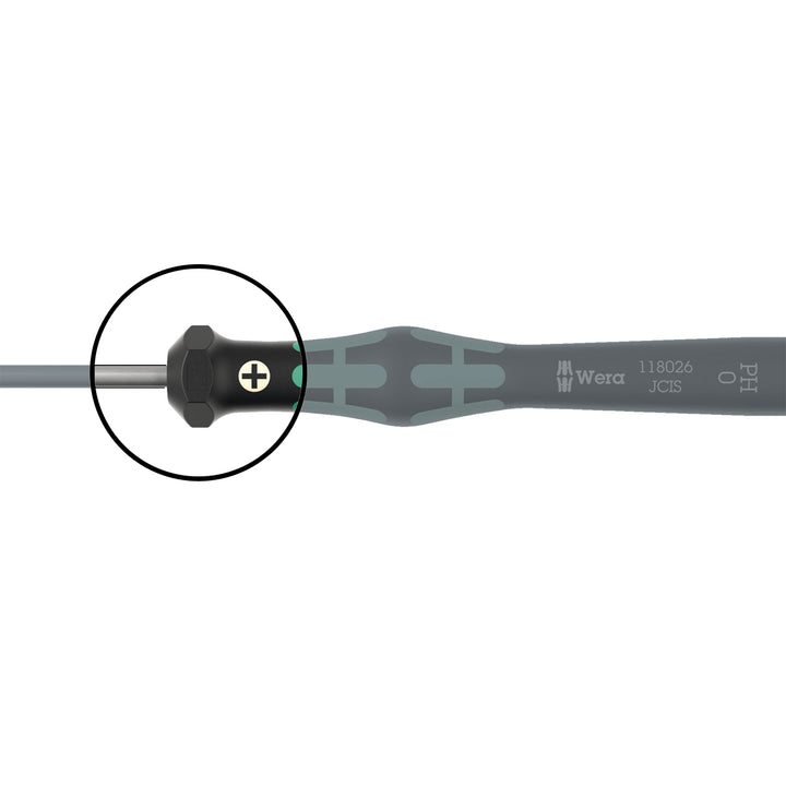 Wera 2035 Screwdriver for slotted screws for electronic applications, 0.30 x 1.8 x 60 mm