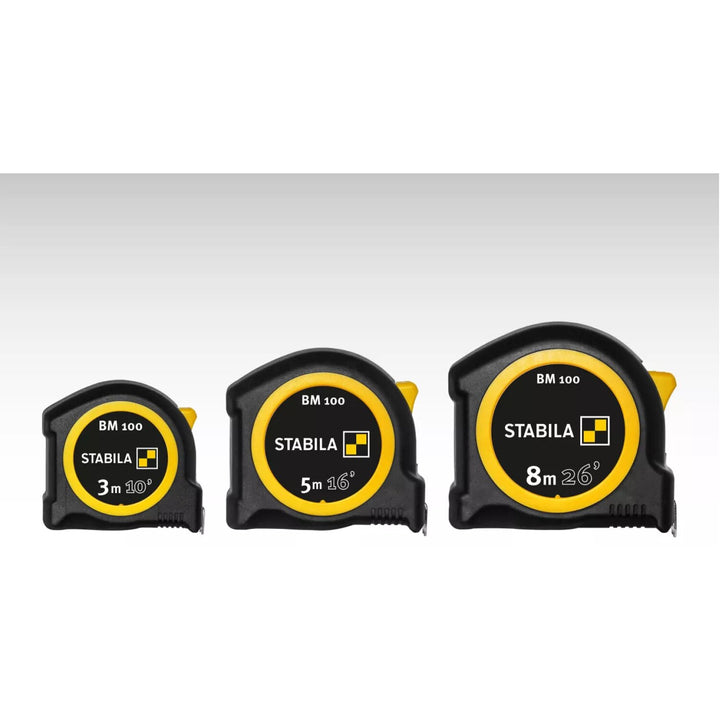 Stabila 30810 Pocket tape BM 100, cm/inch scale 10 ft