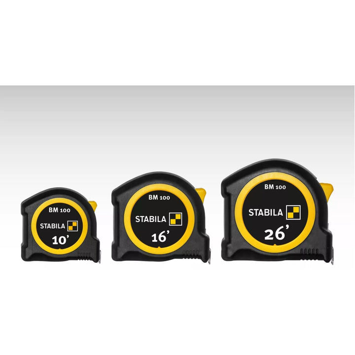 Stabila 30716 Pocket tape BM 100, Imperial scale 16 ft