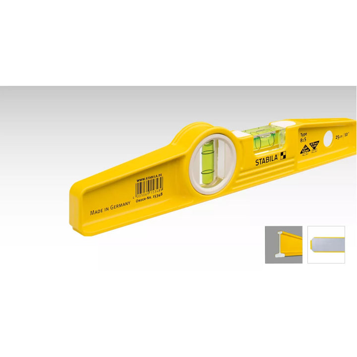 Stabila 25010 10" TYPE 81 S DIE CAST TORPEDO LEVEL