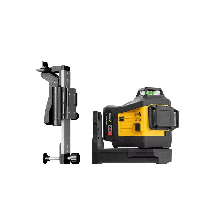 Stabila 03420 Multi-line laser LAX 600 G, 12 V system, 7-piece set, with battery and charger