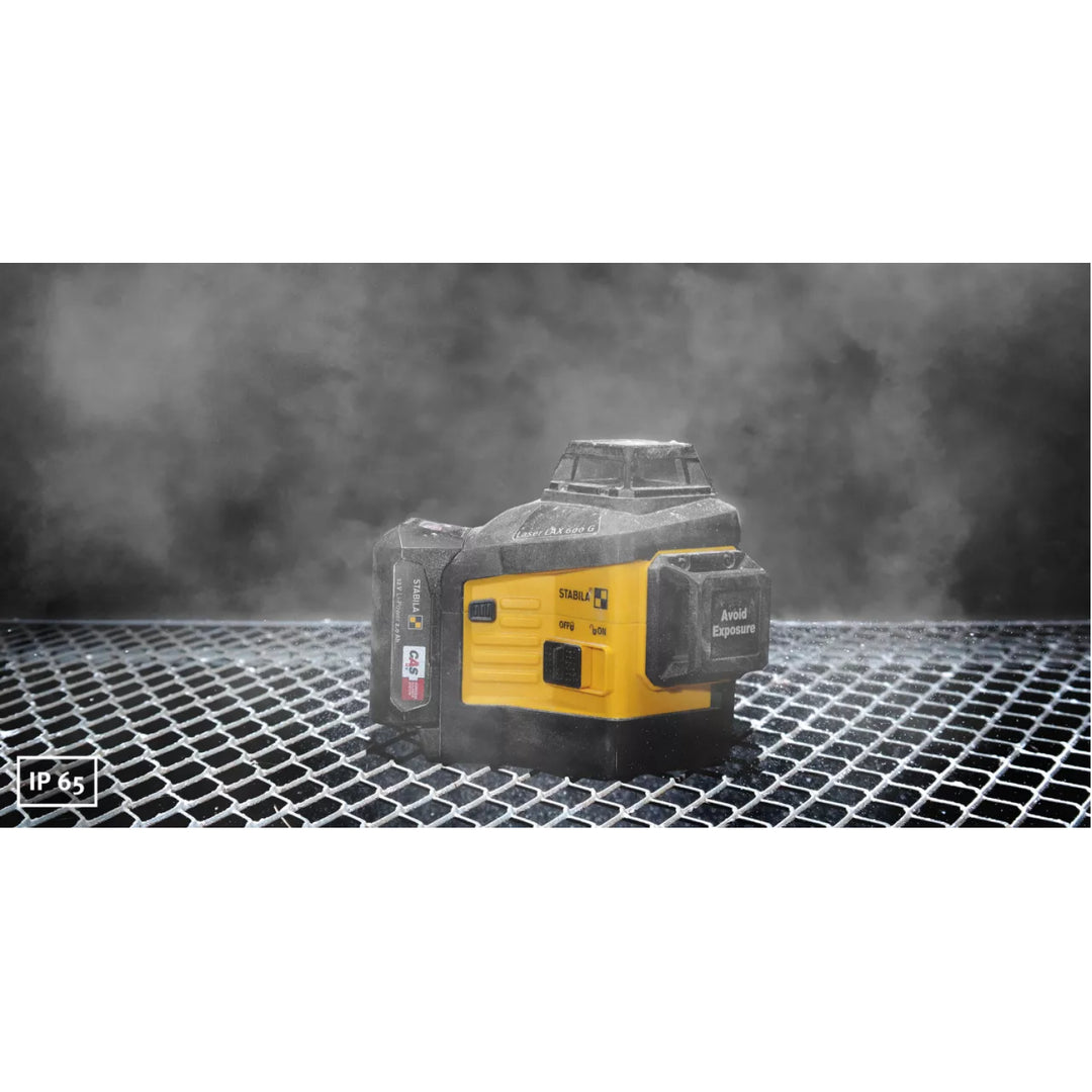 Stabila 03410 Multi-line laser LAX 600 G, 12 V system, 5-piece set, without battery and charger