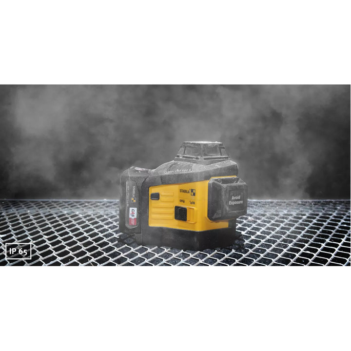Stabila 03410 Multi-line laser LAX 600 G, 12 V system, 5-piece set, without battery and charger