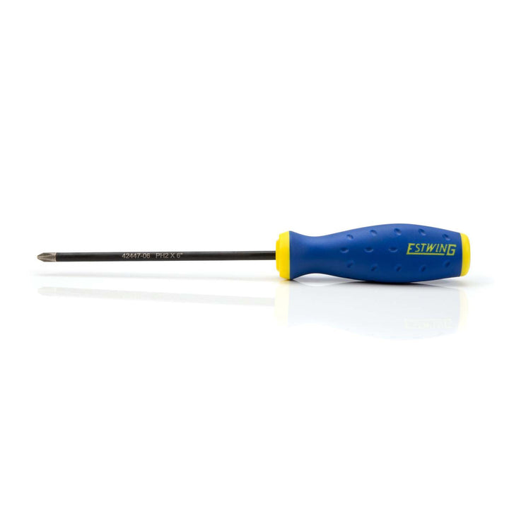Estwing 42447-06 PH2 x 6-Inch Philips Magnetic Diamond Tip Screwdriver with Ergonomic Handle