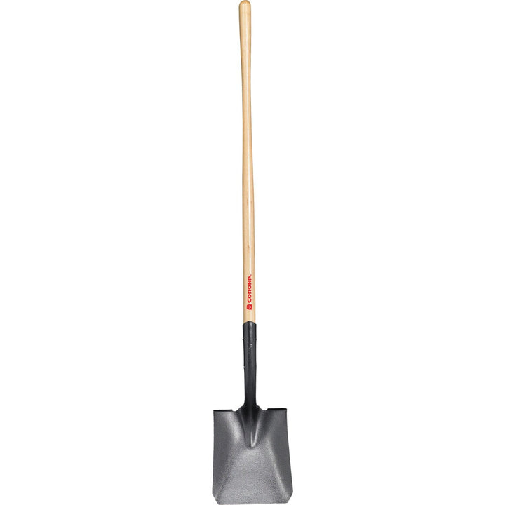 Corona SS 66000 Square Point Shovel, 14-Gauge 11 In Head 48 In Wood Handle
