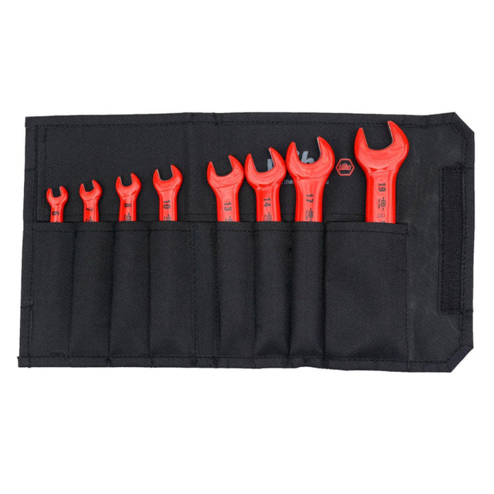 Wiha Tools 20093 Insulated Open End Wrench Set, 8 Piece