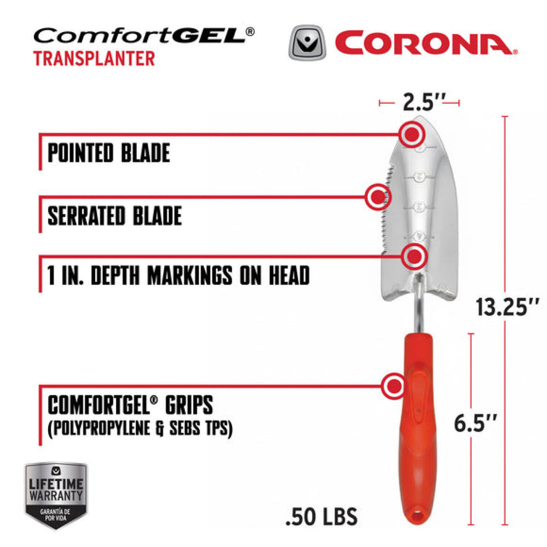 Corona CT 3224 ComfortGEL® Transplanter StainlessSTEEL