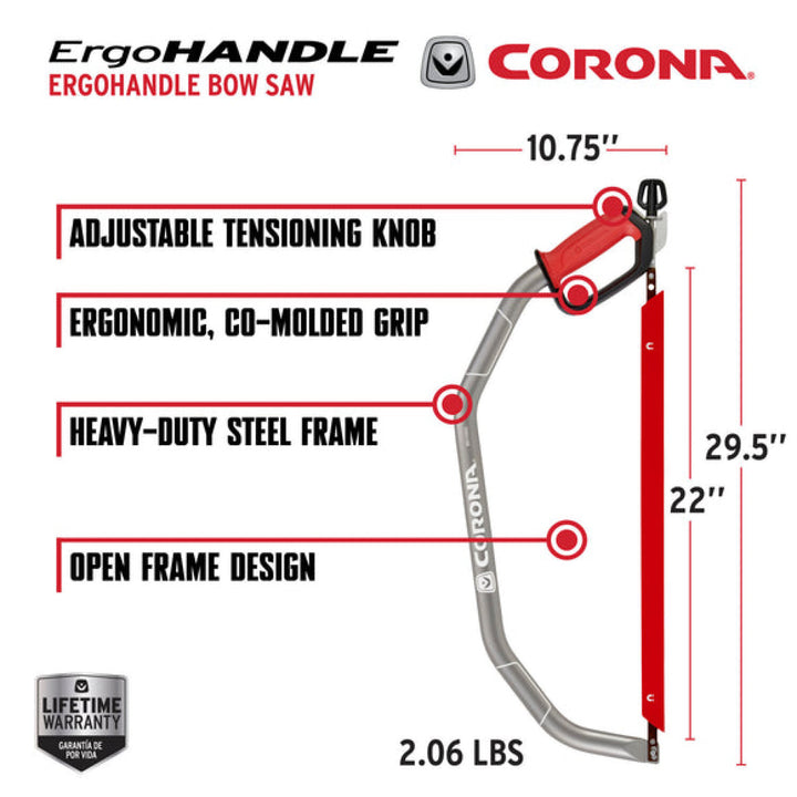 CORONA-BS15060 · MAX 24 in. Bow Saw