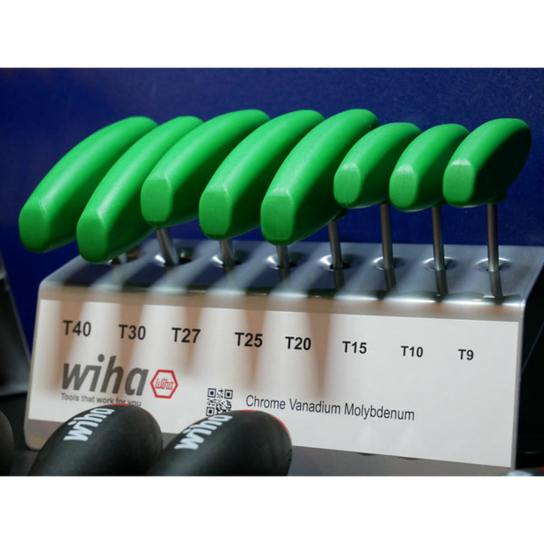 Wiha Tools 36494 8 Piece TORX T-handle Metal Stand Set