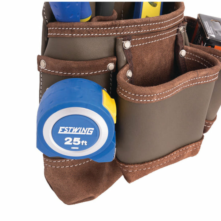 Estwing 94750 9-Pocket Full Leather Framer's Pouch