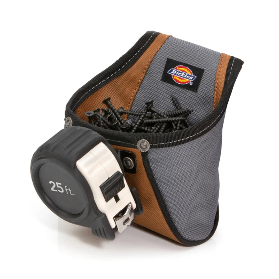 Dickies 57101 Rigid Nail / Screw Work Pouch with Tape Measure Clip