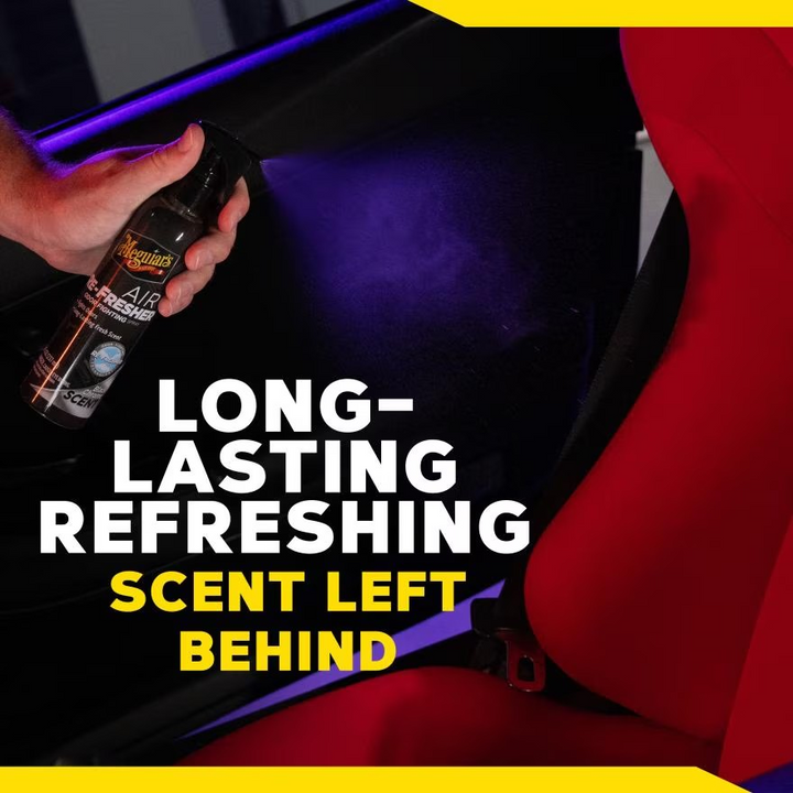 Meguiar's G250708 Air Re-Fresher Odor Fighting Spray - Black Chrome Scent - Refresh & Instantly Fight Odors