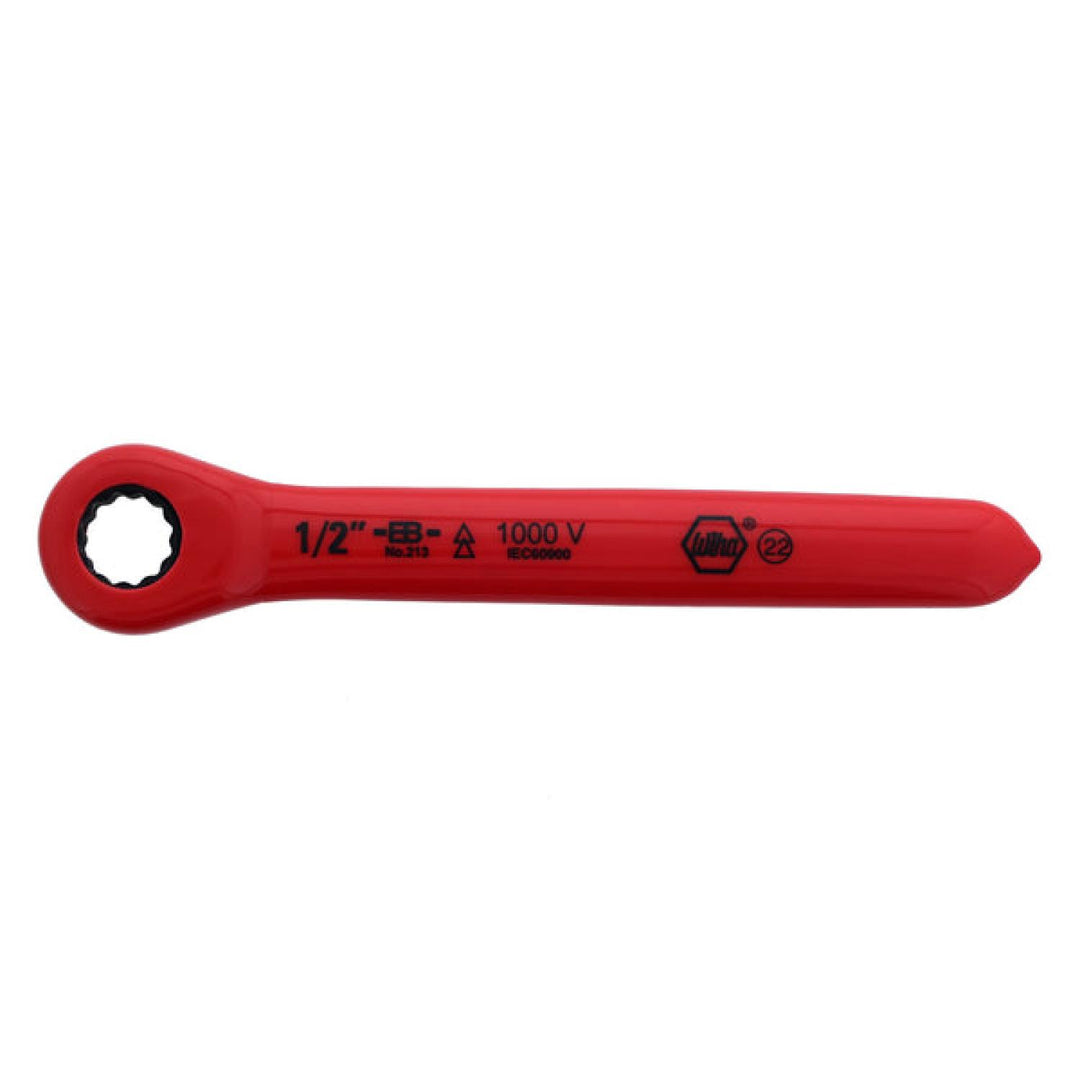 Wiha Tools 21391 6-Piece Insulated Inch Ratchet Wrench Set
