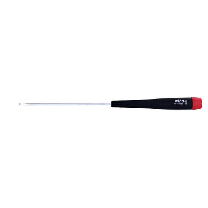 Wiha Tools 26027 Precision Slotted Screwdriver 2.5 (3/32") x 100mm
