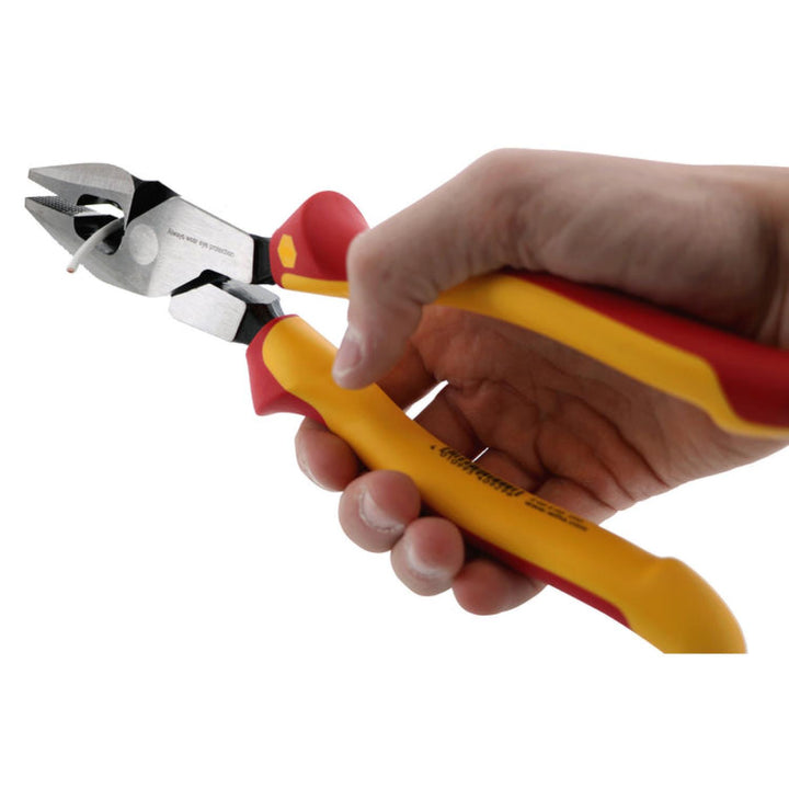 Wiha Tools 32938 Insulated High Leverage NE Lineman's Pliers 9.5"