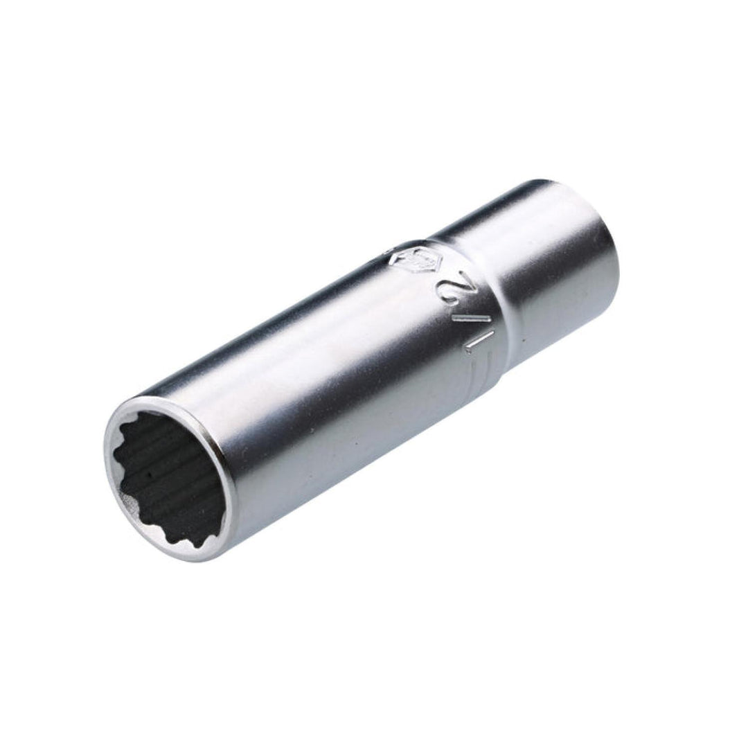 Wiha Tools 33789 3/8 Inch Drive Deep Socket, 12 Point, 9/16 Inch