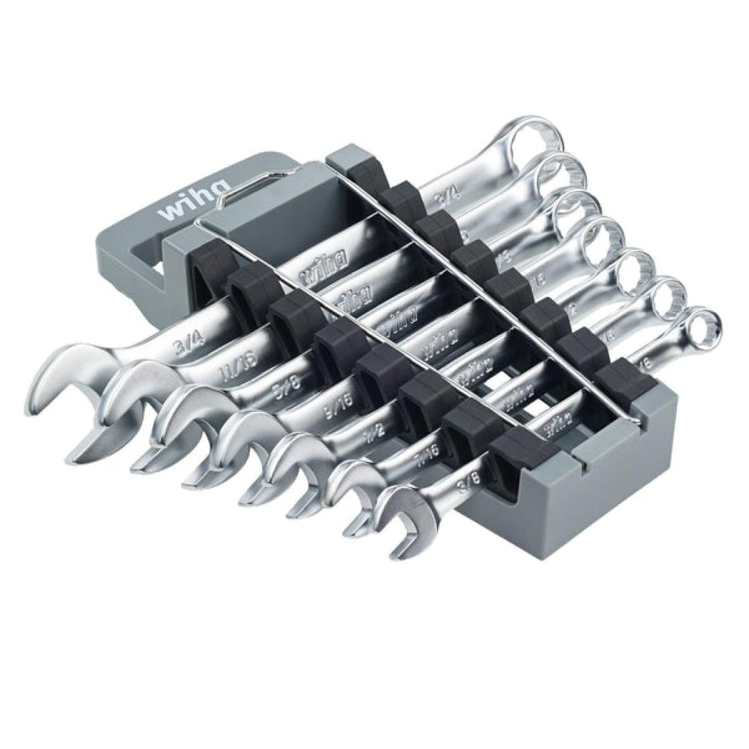 Wiha Tools 30493 Combination Wrench Set - SAE 7 Piece