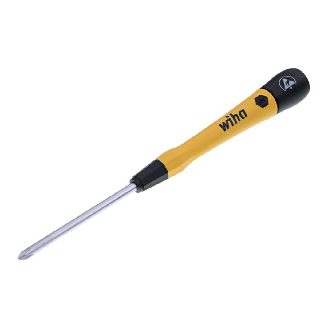 Wiha Tools 27334 ESD PicoFinish Precision Screwdriver - Phillips #1 x 60mm