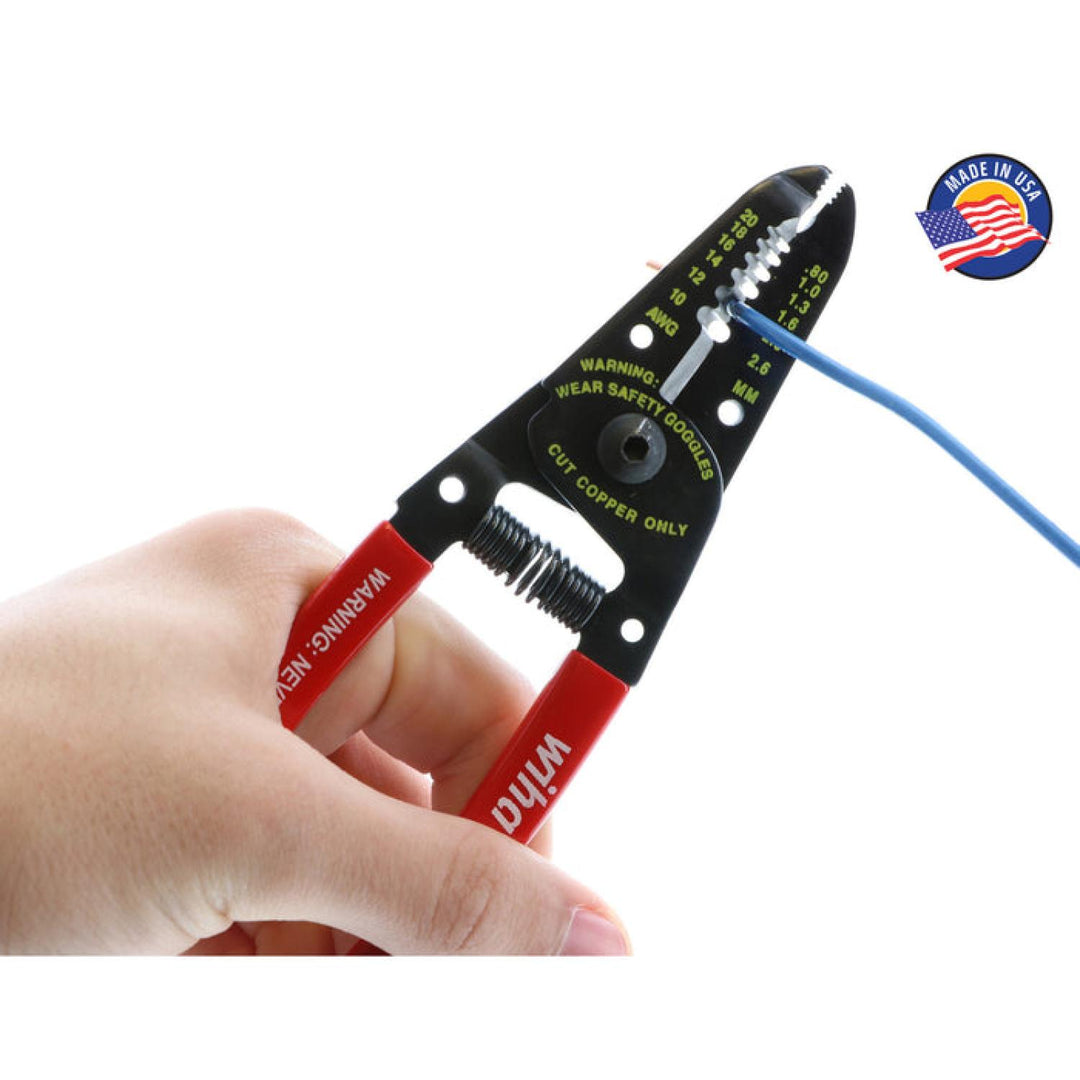 Wiha Tools 57816 Wire Strippers / Cutters, 6.0"