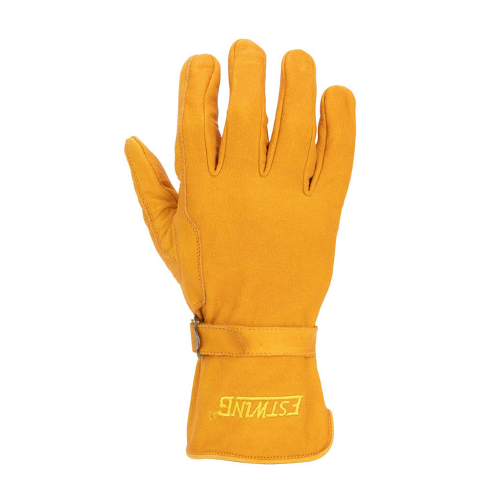 Estwing EWADJLD0811 Classic Leather Driver Work Glove with Adjustable Wrist Strap in Russet Brown, X-Large