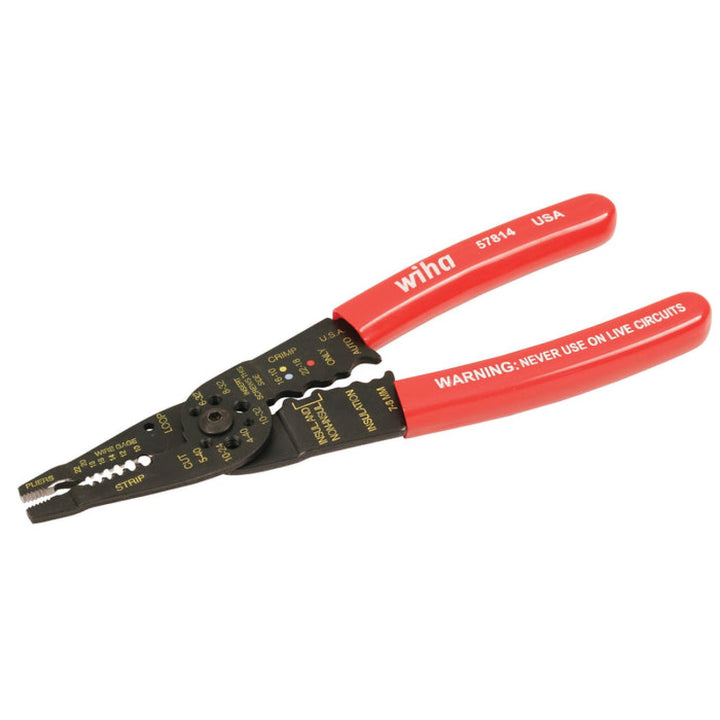 Wiha Tools 57814 578 AWG 10-22 Combo Stripper Crimper Pliers
