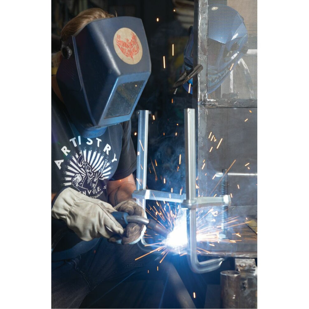 Bessey SGL-18 Clamp, welding, F-style, heavy duty pad, 18 In. x 4.75 In., 1800 lb