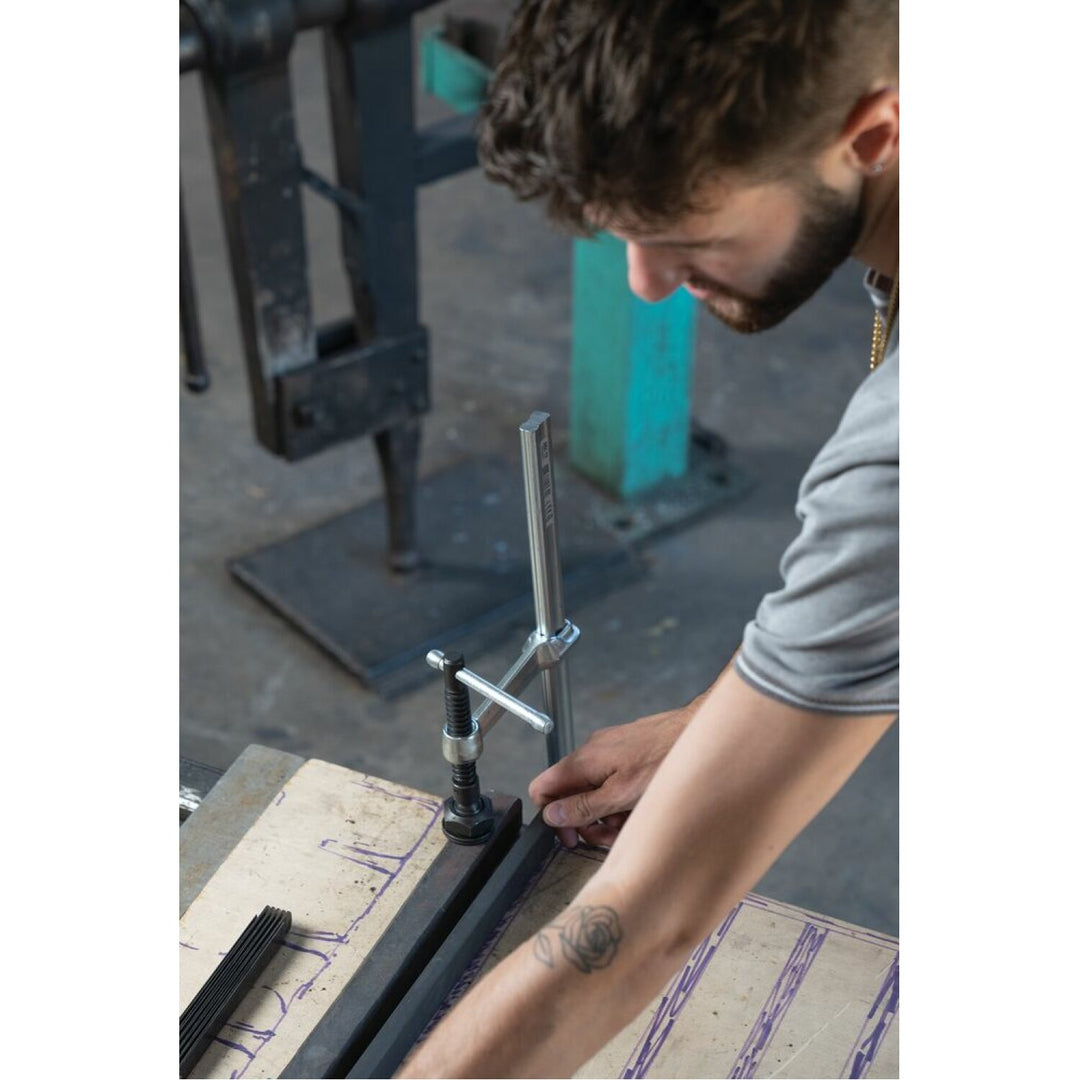 Bessey SGL-12 Clamp, welding, F-style, heavy duty pad, 12 In. x 4.75 In., 1800 lb