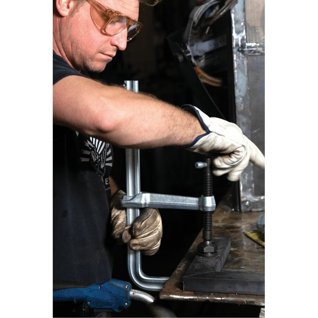 Bessey SGL-12 Clamp, welding, F-style, heavy duty pad, 12 In. x 4.75 In., 1800 lb