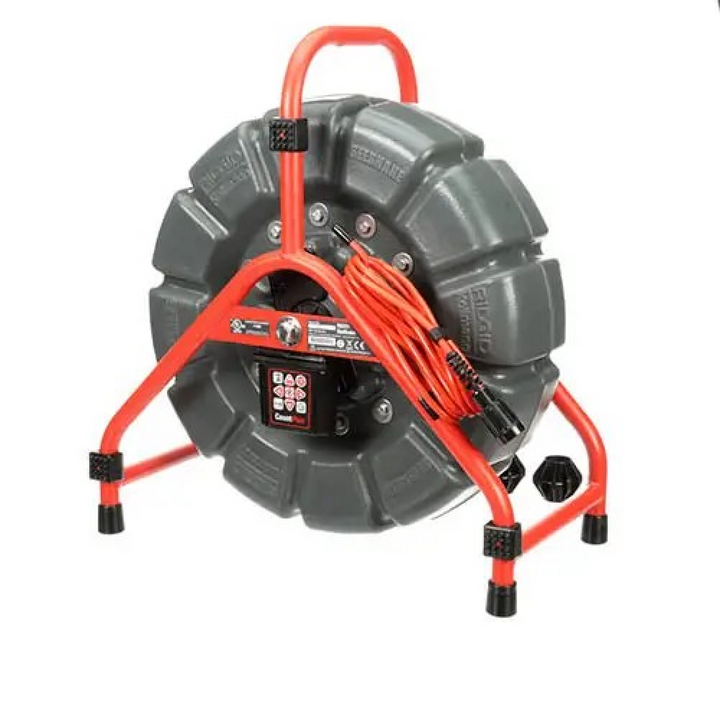 Ridgid 14113 SeeSnake Mini Camera Reel with 200 ft. Push Cable and Color Camera Head (230VAC Line Input)