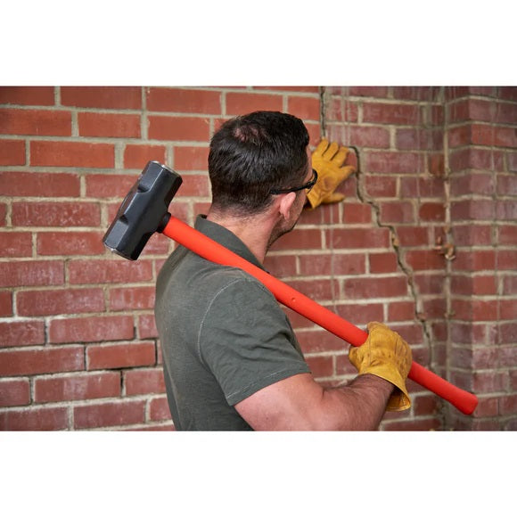 Corona ST 70024 Sledge Hammer, 12 lb. Head, 34 in. Solid-Core Fiberglass Handle