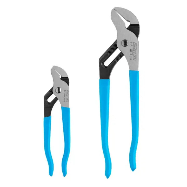 Channellock TGS-2S 2 pc. Smooth Jaw Tongue & Groove Pliers Set