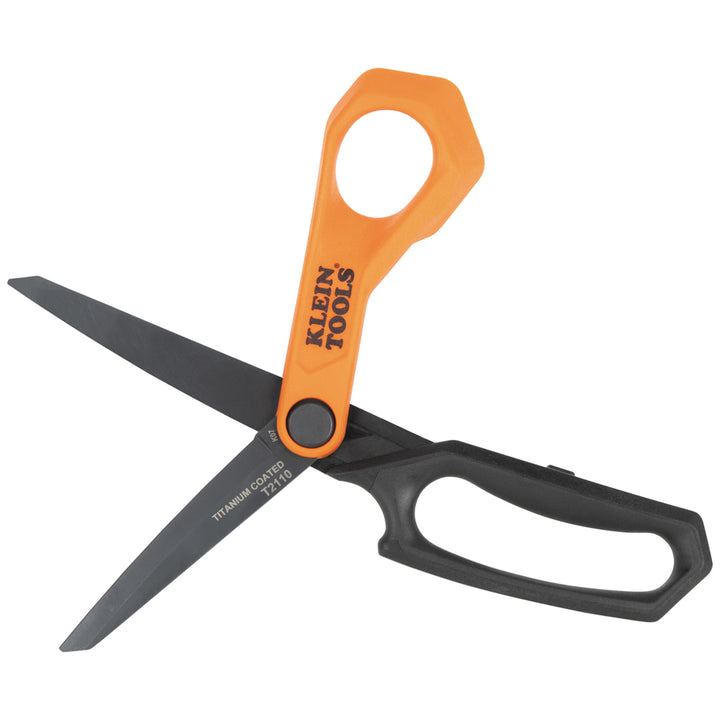 Klein Tools T2110 Titanium-Coated Professional Shears, 10"