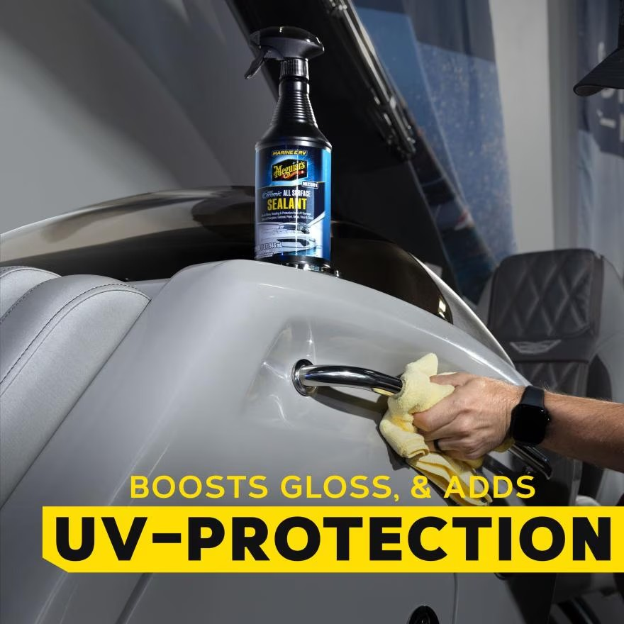 Meguiar's M250132 Marine & RV Hybrid Ceramic All Surface Sealant - Add Gloss & Protection from UV Damage