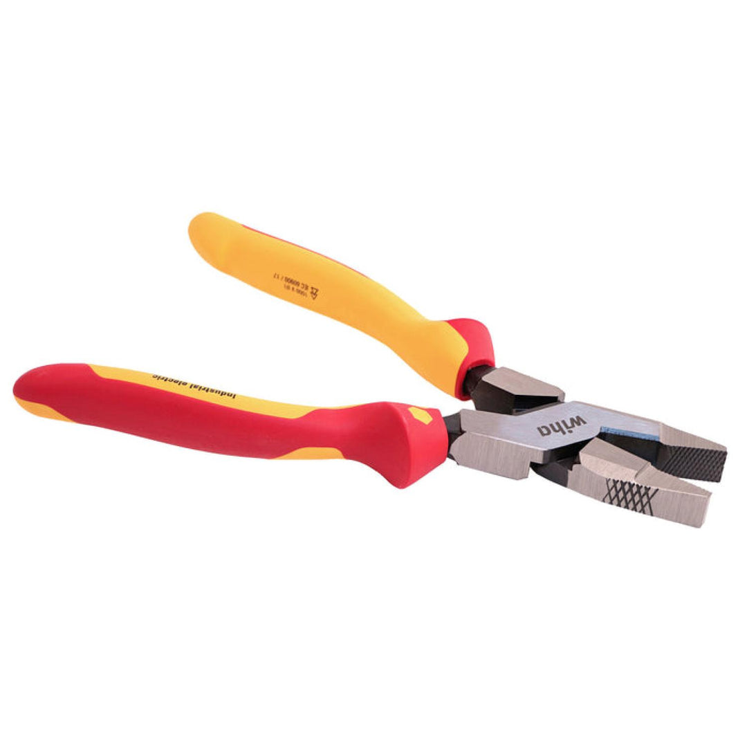 Wiha Tools 32938 Insulated High Leverage NE Lineman's Pliers 9.5"