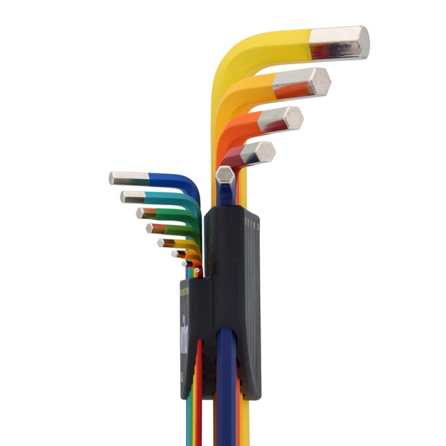 Wiha Tools 66981 Ball End Color Coded Inch Hex L-Key Set, 13 Pc