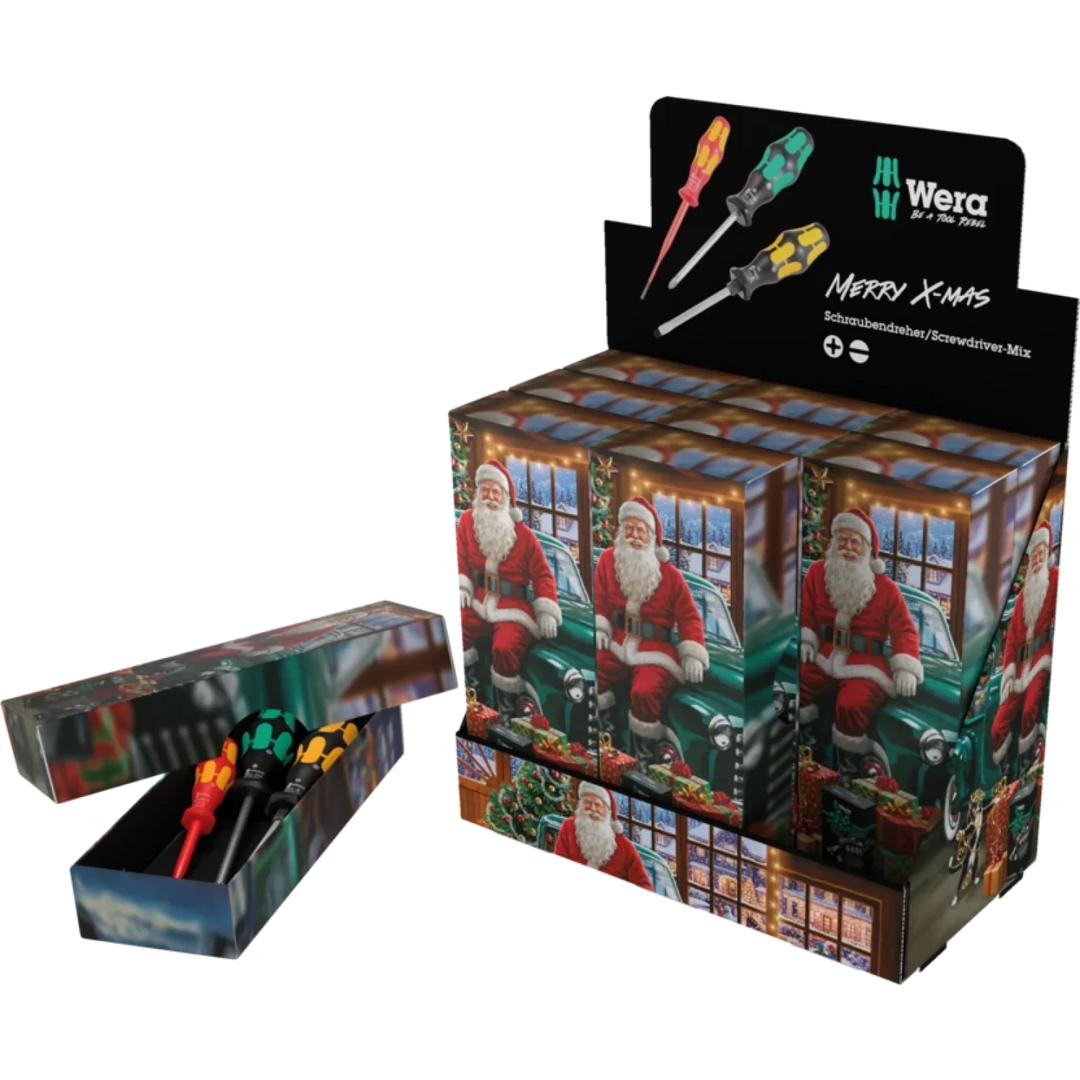 Wera 05135826001 Counter display mixed screwdriver set Christmas 2026 - 10 Pieces