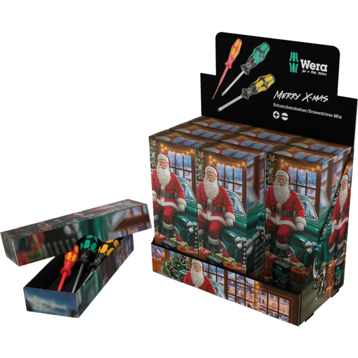 Wera 05135826001 Counter display mixed screwdriver set Christmas 2026 - 10 Pieces