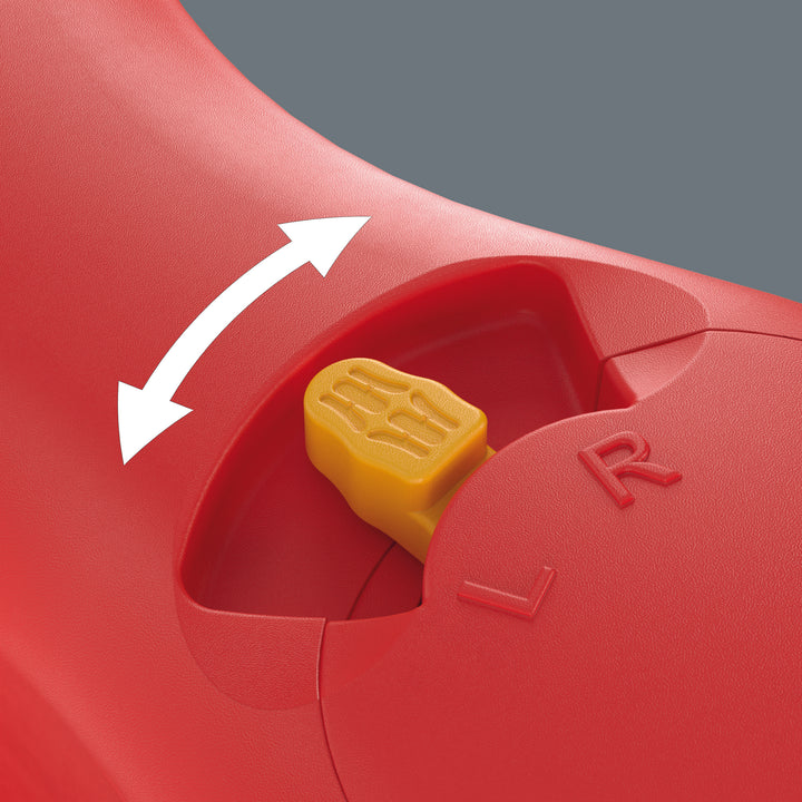 Wera 410 i VDE B RA VDE-insulated T-handle adapter screwdriver with ratchet functionality for 3/8" sockets