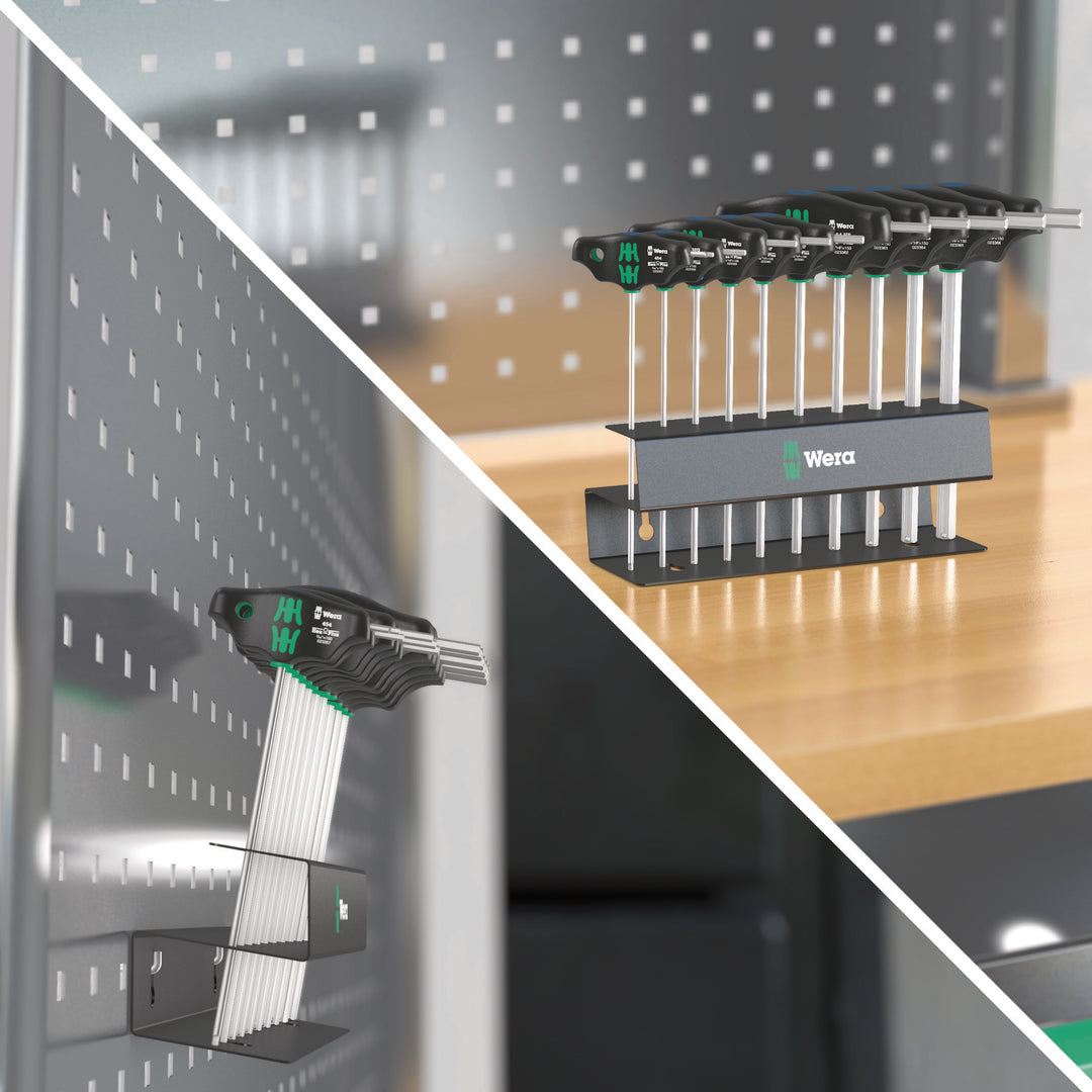 Wera 454/7 HF Set 2 Screwdriver set T-handle Hex-Plus screwdrivers with holding function, 7 pieces