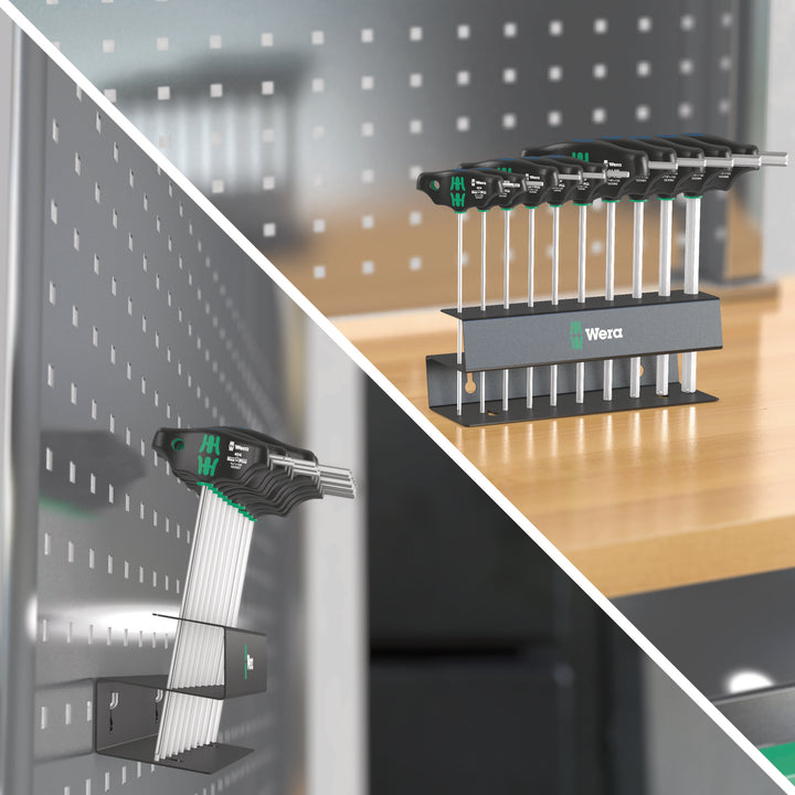 Wera 454/7 HF Set 2 Screwdriver set T-handle Hex-Plus screwdrivers with holding function, 7 pieces