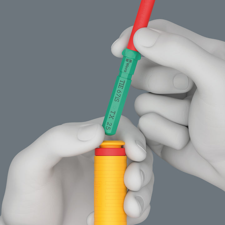 Wera 7516 VDE Kraftform Safe-Torque Speed Torque screwdriver, 2.4-4.0 Nm, 9 x 2.4 Nm x 2.8 Nm x 3.2 Nm x 3.6 Nm x 4.0 Nm x 192 mm